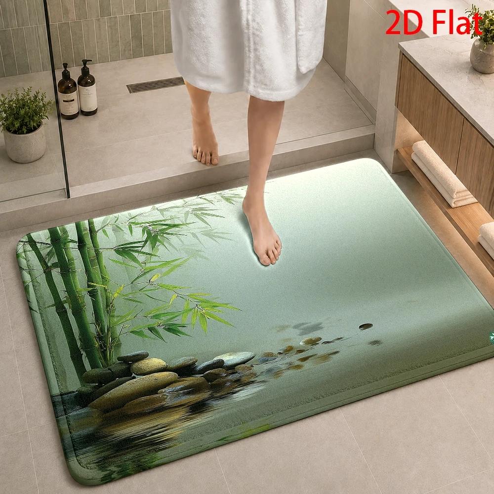 Tapete de Banheiro Impermeável - Bamboo Bath Mat avaliação e preço