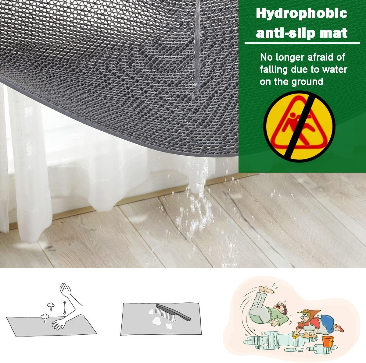 Tapete Antiderrapante Minimali - Bamboo Bath Mat avaliação e preço